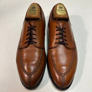 FULLY RESOLED Alden 962 Norwegian Front Blucher (Burnished Tan Calf) USA 8.5